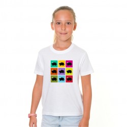Camiseta Niña Toritos Colores
