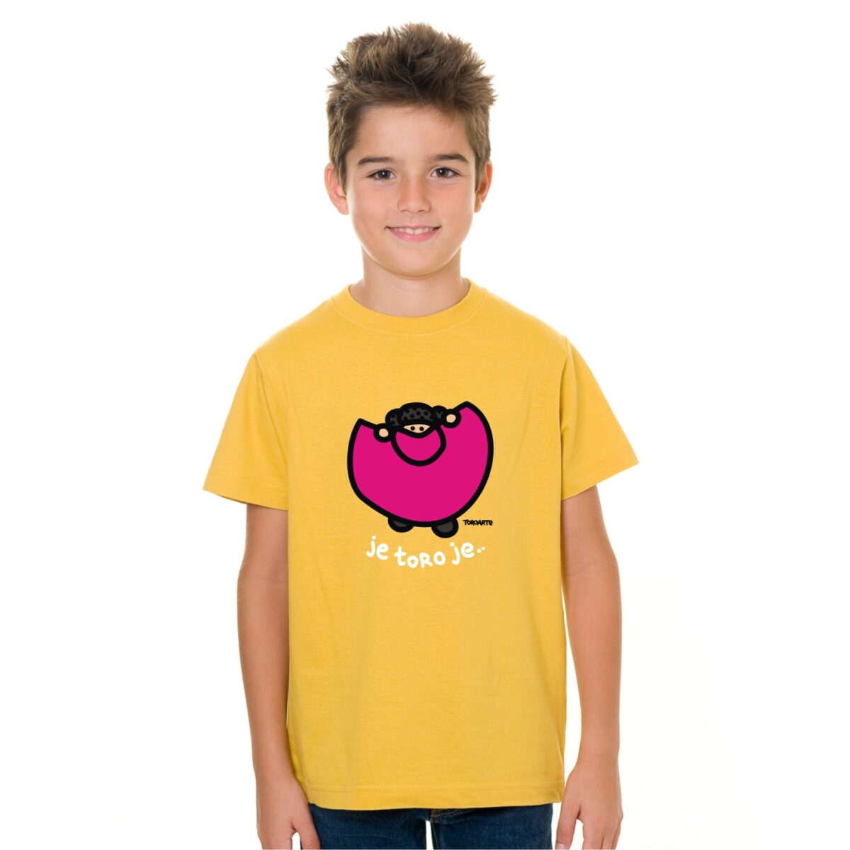 CAMISETAS TAURINAS INFANTILES NIÑO TOREANDO CAPOTE