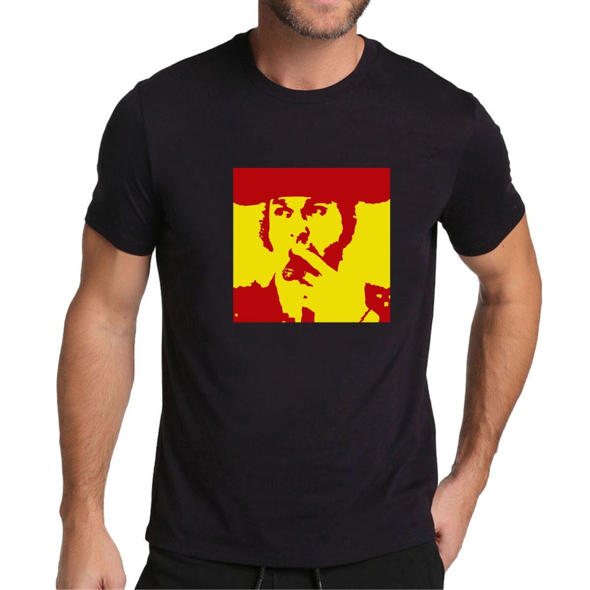 CAMISETAS TAURINAS MORANTE DE LA PUEBLA CON PURO BANDERA DE ESPAÑA