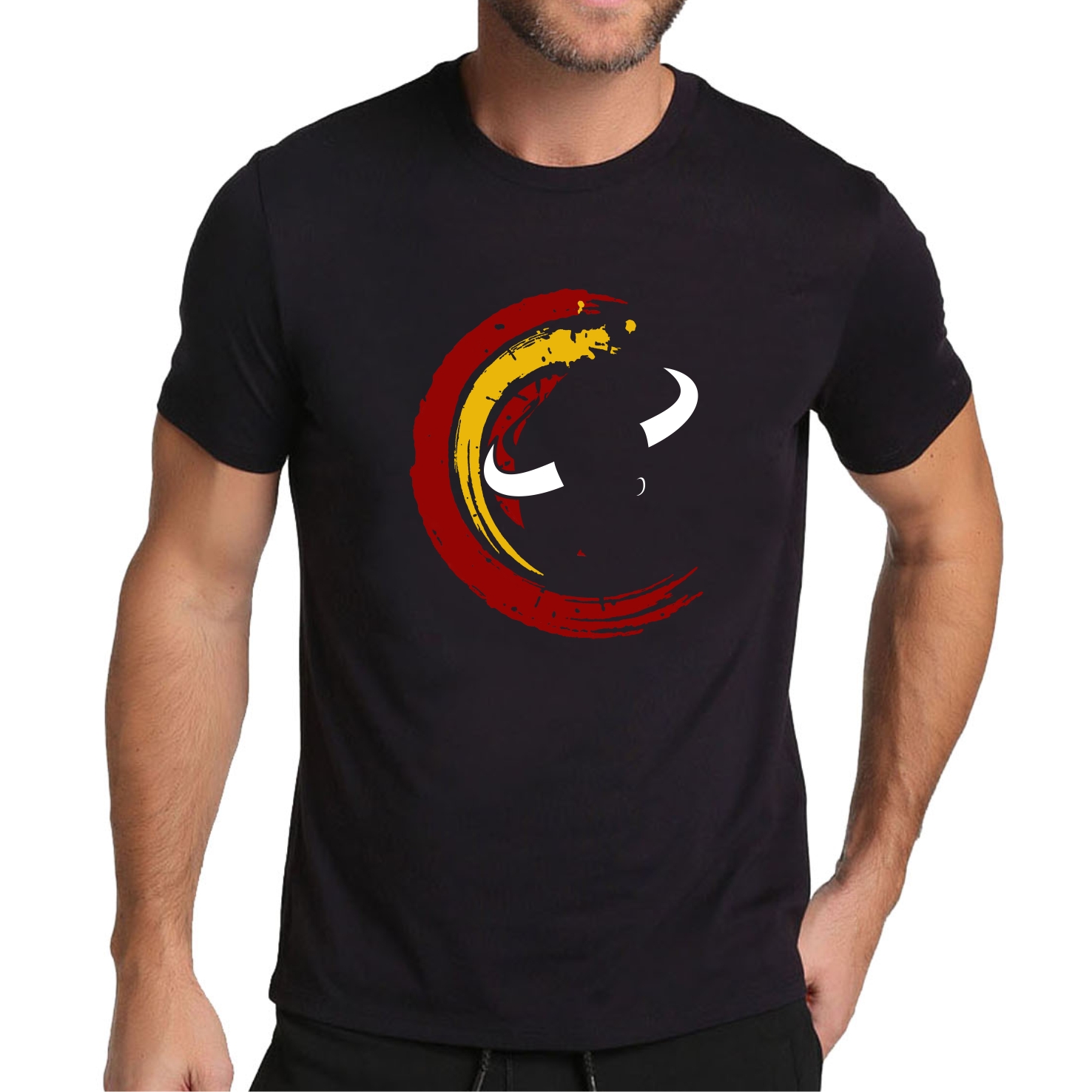 CAMISETA TORO Y BANDERA DE ESPAÑA