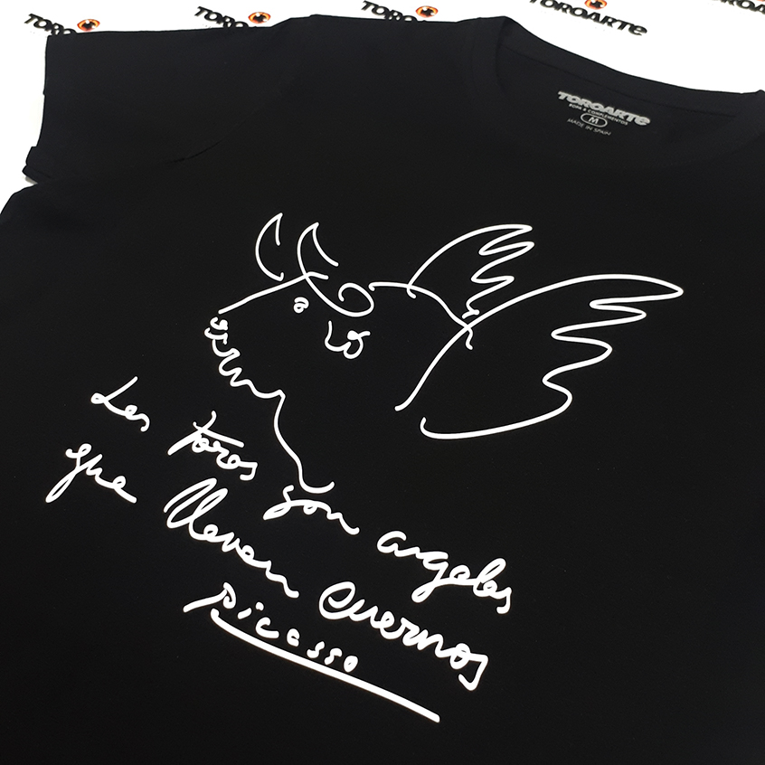PICASSO TORO ANGEL CAMISETAS TAURINAS - Imagen 2