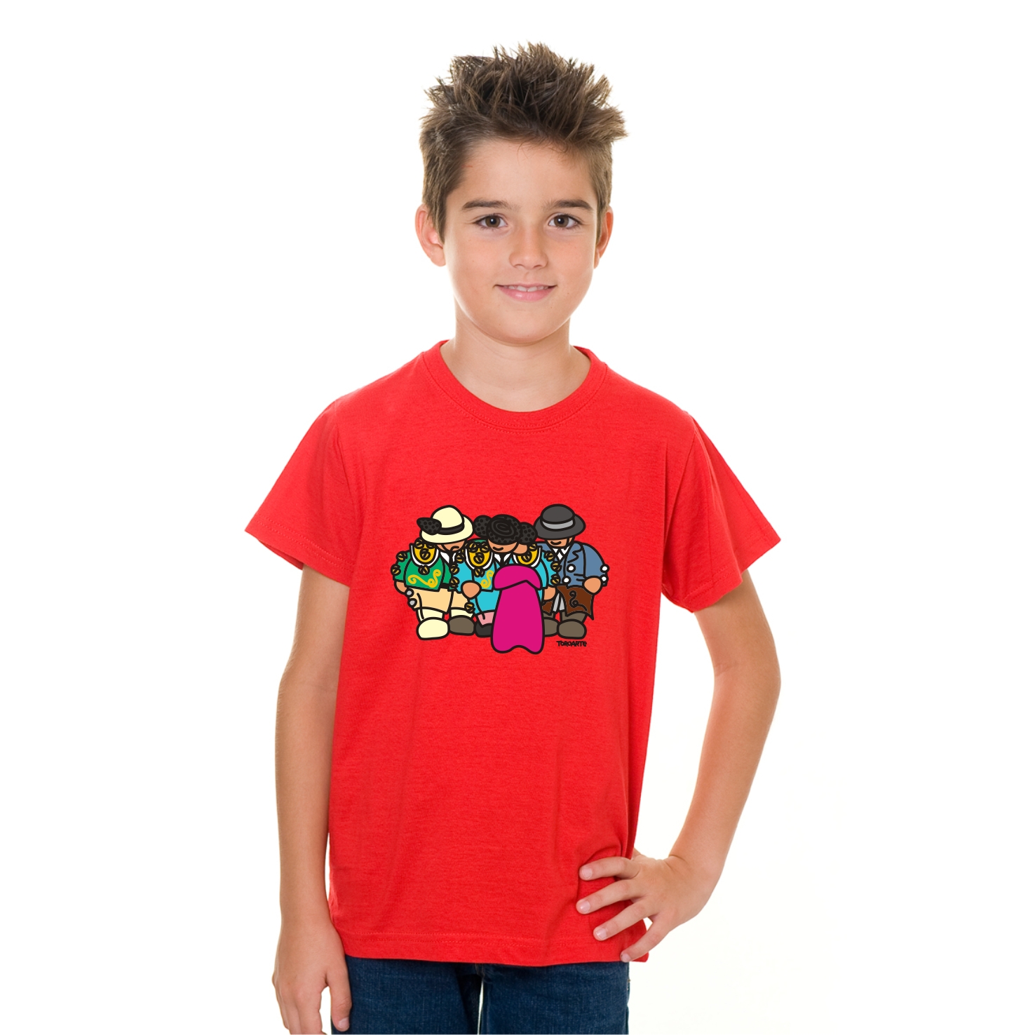 TORERO PICADOR Y REJONEADOR CAMISETA TAURINA - Imagen 2