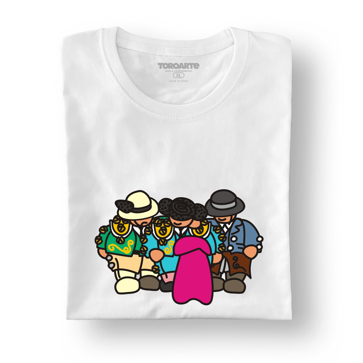 TORERO PICADOR Y REJONEADOR CAMISETA TAURINA - Imagen 3