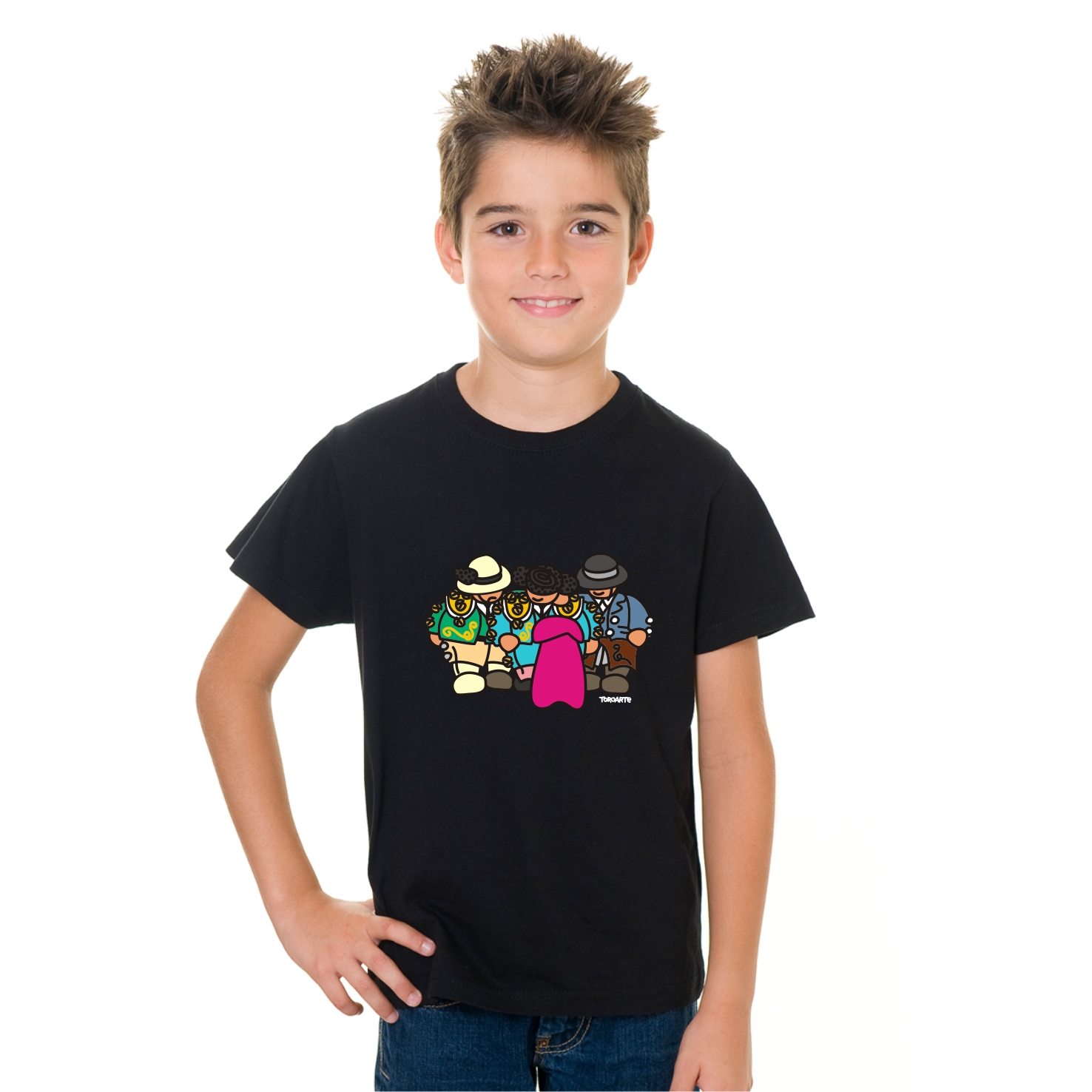 TORERO PICADOR Y REJONEADOR CAMISETA TAURINA - Imagen 4