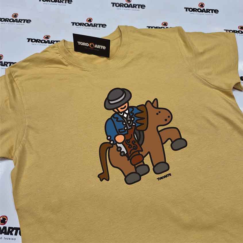 REJONEADOR NIÑO CAMISETA TAURINA INFANTIL - Imagen 3
